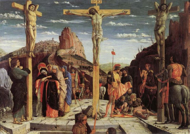 Andrea Mantegna Crucifixion,from  the San Zeno Altarpiece oil painting image